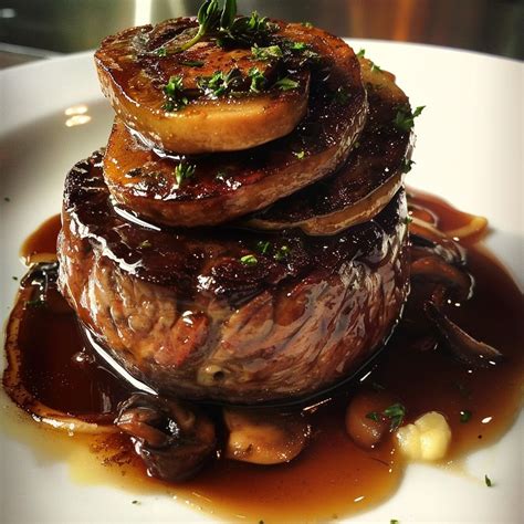 Victoria Hudson on Instagram: "Filet Mignon with Foie Gras and Balsamic ...