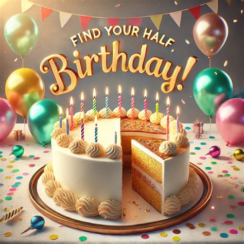 Half Birthday Calculator (Find Your Date & Get a Reminder a Week Before ...