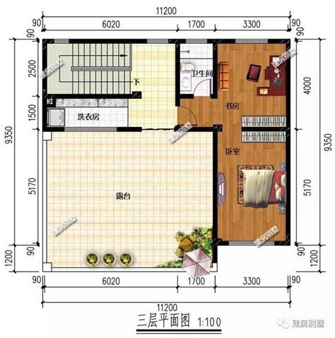 [北京]某二层联排别墅户型平面图（257平方米）_联排别墅_土木在线