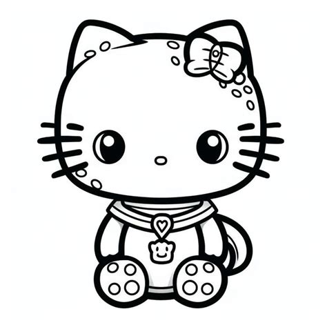 Print Hello Kitty Coloring Pages