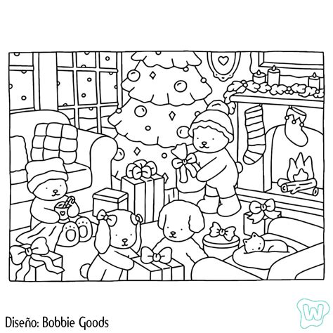 23 Bobbie Goods Christmas Para Colorear - Imprimir PDF