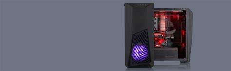 Cooler Master K501L RGB V2 Mid Tower Gaming Case with 120mm Pre ...