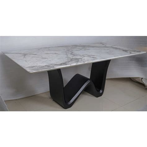 Buy Wavy 6 Seater Dining Table at Wholesale Price in India – Gharnish