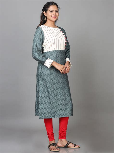 Kurta Women's - Buy Dark Grey Kurta at Great Price – Hassu's