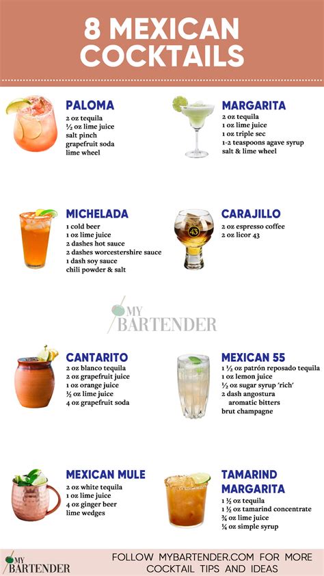16 Best Mexican Cocktails To Drink | Recipe | Drinks alcohol recipes ...