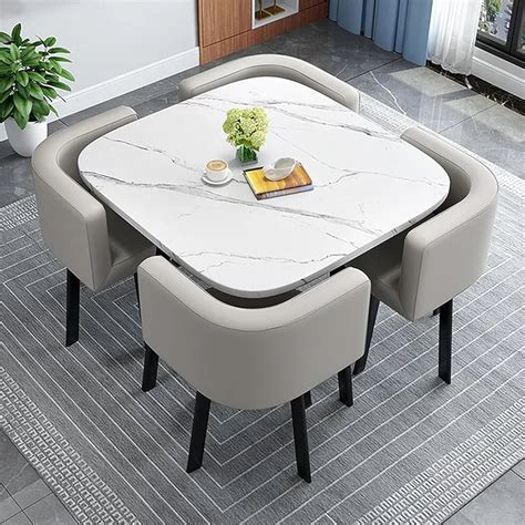 4 Seater Square Dinning Table – PC HOME DECOR