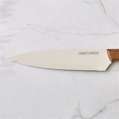 Buy Chefs Pride Hampton Stainless Steel Chef Knife with Acacia Wood ...