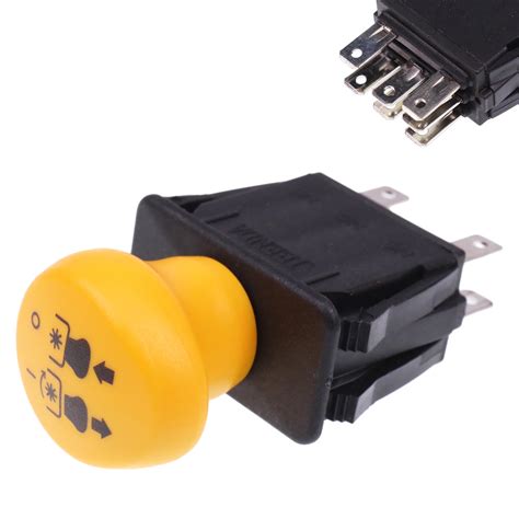 JEENDA Blade Clutch PTO Switch 7 Terminals Compatible with Cub Cadet ...