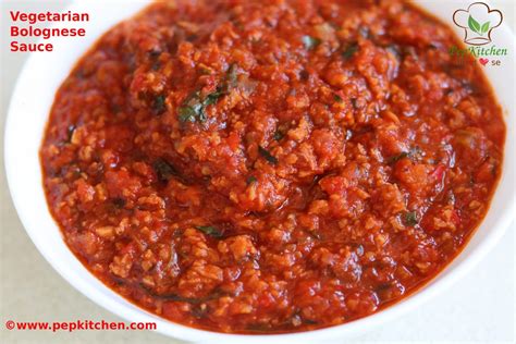 Vegetarian Bolognese Sauce – Pepkitchen