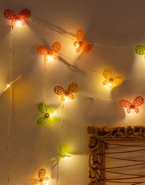 Vivid Butterflies - Crocheted String Lights – Samoolam Crafts