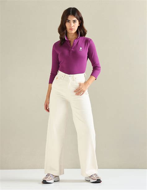 Pure Cotton Tipped Collar Polo Shirt – U.S. Polo Assn. India