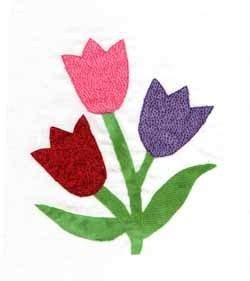 Image result for Tulip Applique Pattern Template