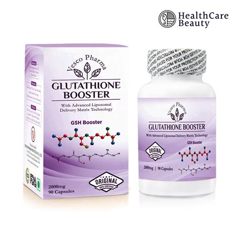 Vesco Pharma Glutathione Booster Capsules | Skin Whitening