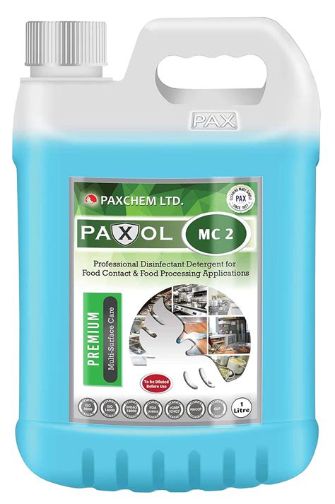 PAXOL MC 2 Professional Special Disinfectant Detergent for Food Contact ...