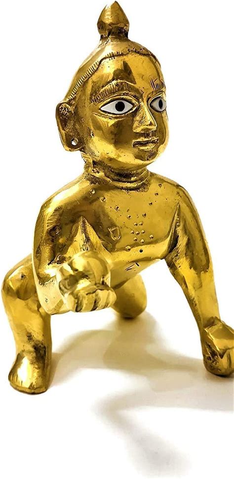 Buy Somi gift Laddu Gopal Idol II Golden Bal Gopal II Little Krishna II ...