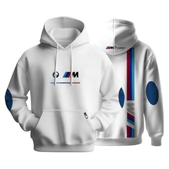 Buy R.A. Garments BWM M Power Motorsport Hoodie 100% Cotton Car Printed ...