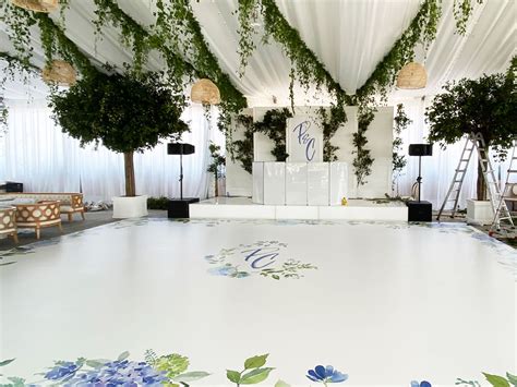 Wedding Dance Floor Wraps - Onyx Event Group