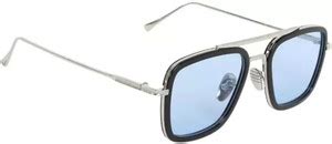 Buy COVE IMPEX Retro Square, Aviator Sunglasses Blue For Men & Women ...