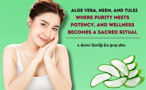 Green's Concept Aleo Vera Gel with Neem and Tulsi for Anti-Aging ...