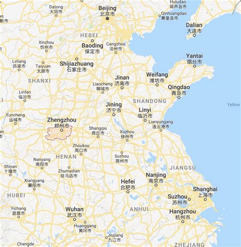 Zhengzhou City, Wenzhou China, Biggest Cities, Zhengzhou, China | Longitude PR - Maps of ...