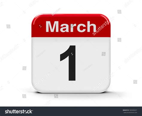 1,145 1st March Calendar Images, Stock Photos, 3D objects, & Vectors ...