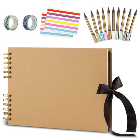 Scrapbook Photo Albums, 40 Sheets, 80 Pages Memory | Ubuy India
