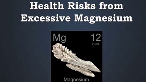 Resultado de imagen de magnesium+overdose