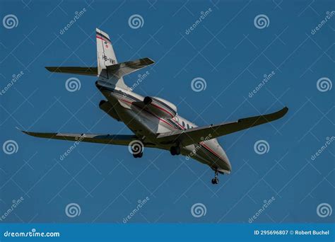 HB-VMS Cessna 680A Citation Latitude Jet in Zurich in Switzerland Editorial Photography - Image ...