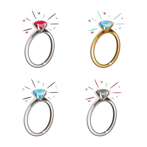 Silver Wedding Ring Clipart