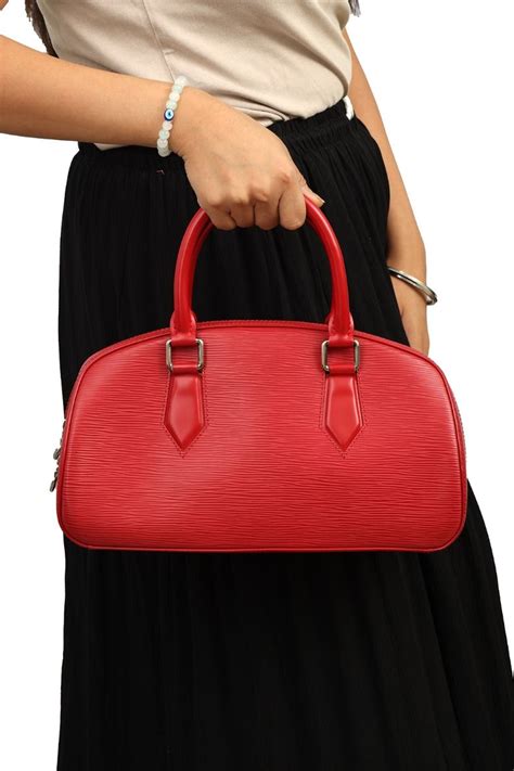 LOUIS VUITTON Jasmine Castilian Epi Leather Top Handle Bag – Timeless ...