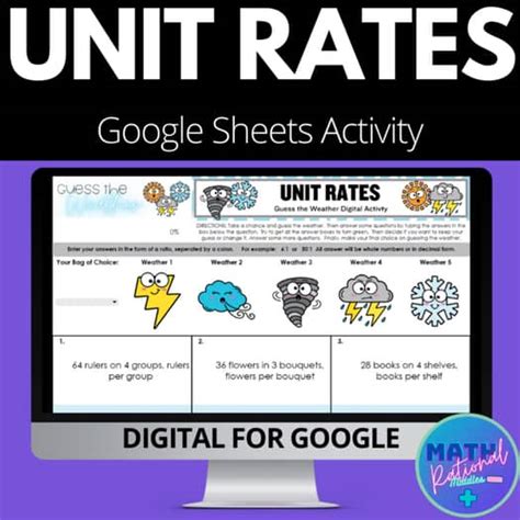 Image result for Unit Rates Math