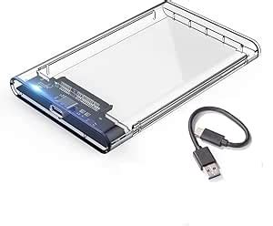 Terabyte 2.5" SATA SSD Casing - Type-C External Hard Drive/Case Cover ...
