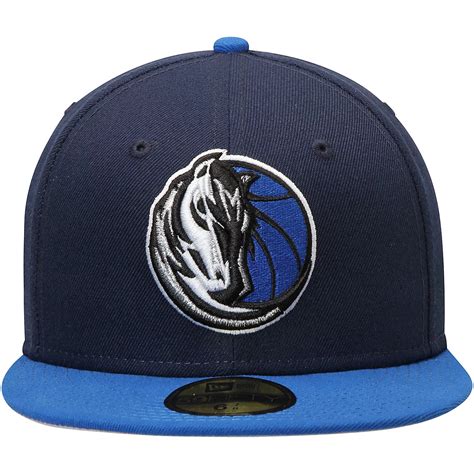 New Era /Blue Dallas Mavericks Official Team Color 2Tone 59FIFTY Fitted ...