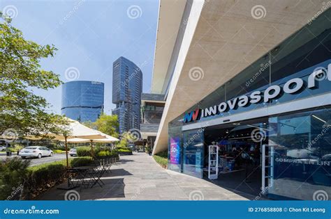 Sunny View of the Modern Building in Andares Shopping Mall Editorial ...