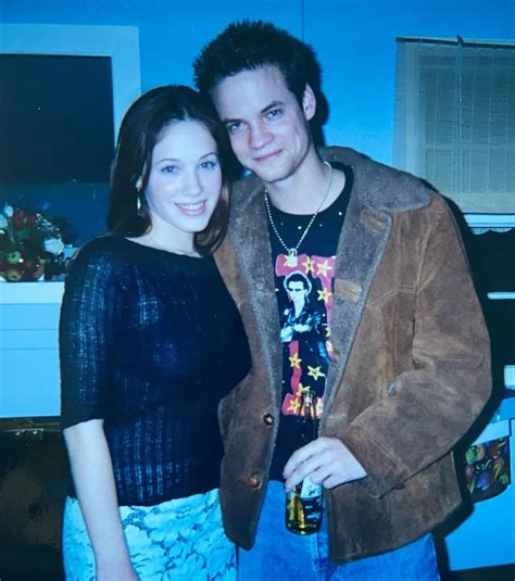 Marla Sokoloff and Shane West onset of the movie Whatever It Takes ...