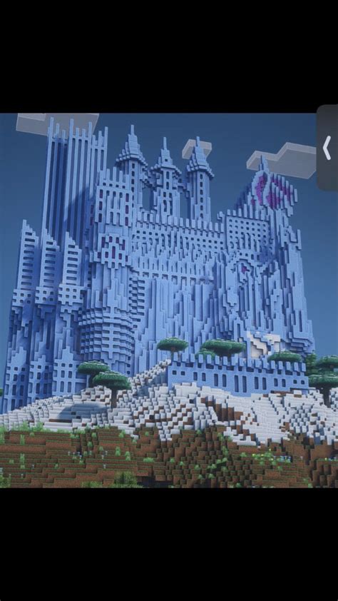 Image result for Minecraft Ice Castle Tutorial