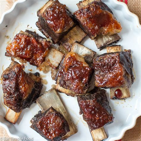 Easy Oven Baked BBQ Beef Short Ribs Recipe & Video - Eat Simple Food