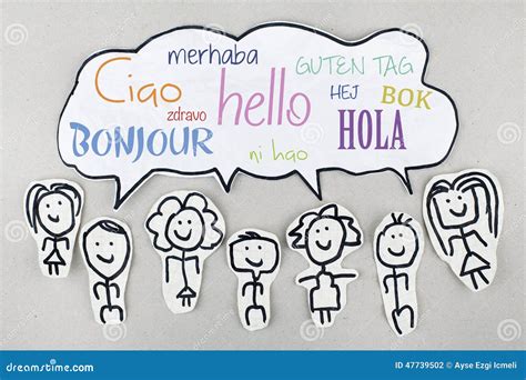 Hello in Different International Global Foreign Languages Bonjour Ciao ...