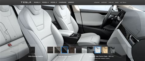 Tesla Model 3 White Interior