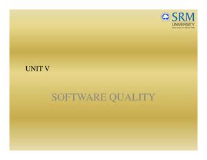 OBJECT ORIENTED DESIGN WORKFLOW - SRM INSTITUTE OF SCIENCE AND ...