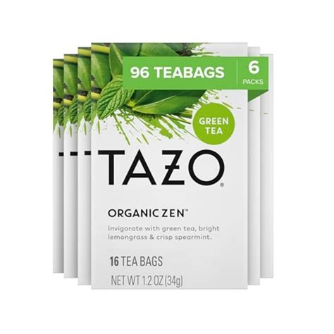 Amazon.com: TAZO Organic Zen Green Tea, Green Tea Zen for Health and ...