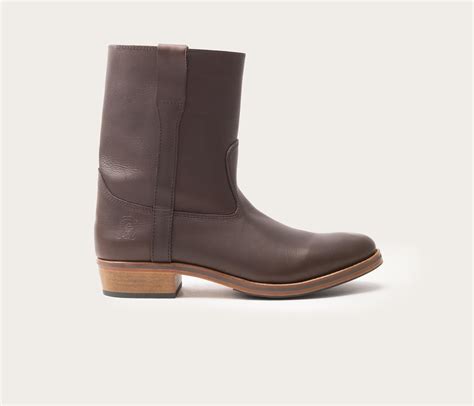 Bottine Mixte Camarguaise Demi Gardian en Cuir Gras Café - France | La ...