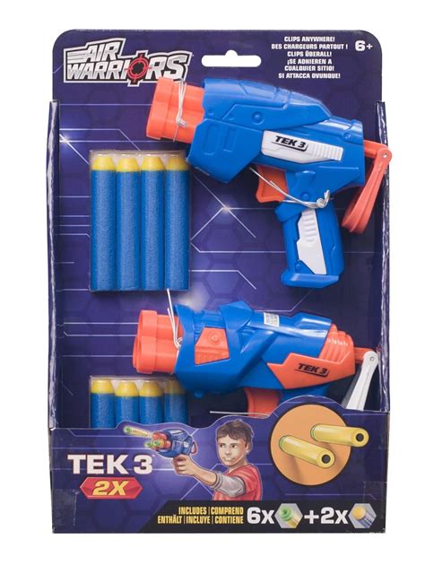 Buzz Bee Air Warriors Tek 3 Blaster (Pack of 2), Multi Color : Amazon ...