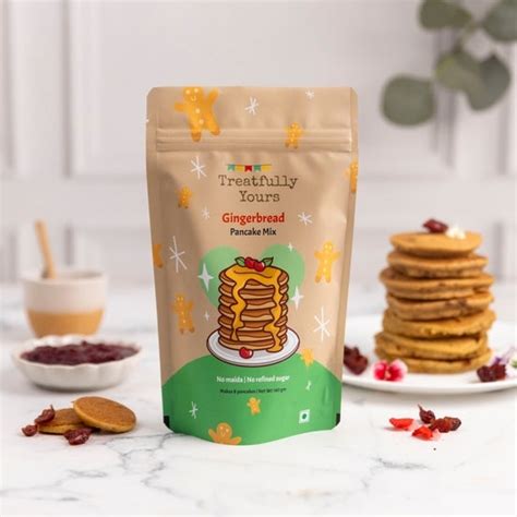 Gingerbread Pancake Mix– Treatfully Yours | Healthy mixes made with NO ...