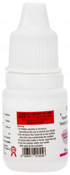 Tavapost T Eye Drops 25 Ml - Uses, Side Effects, Dosage, Price | Truemeds
