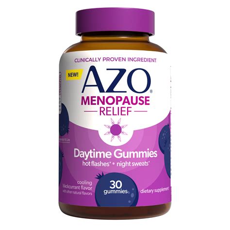 AZO® Menopause Relief Daytime Gummies | Buy Supplements for Menopause Support - AZO
