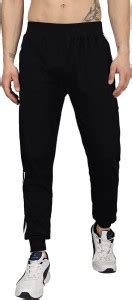 KWSH Striped Men Black Track Pants - Buy KWSH Striped Men Black Track ...