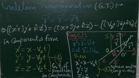 Lecture-3 Mechanics- Frame of reference: Galilean Transformations | PDF