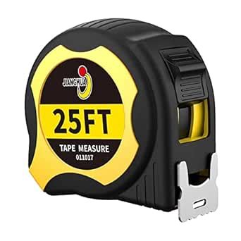 JIANGHUA Tape Measure 25FT, Retractable Measuring Tape with Fractions 1 ...