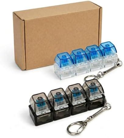 Felofix Keyboard Fidget Toy, 4-in-1 Keychain Anxiety Decompression ...